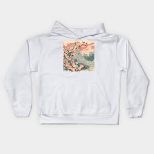 Traditional Art Japanese Made by AI Kids Hoodie